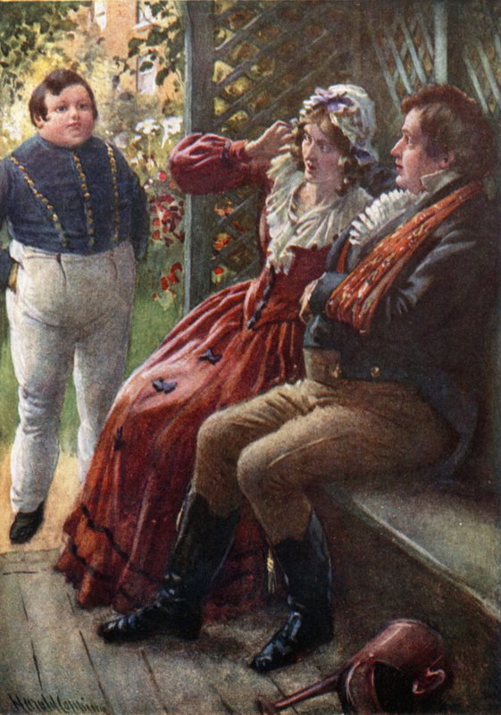 Il ragazzo grasso sveglio da Harold Copping