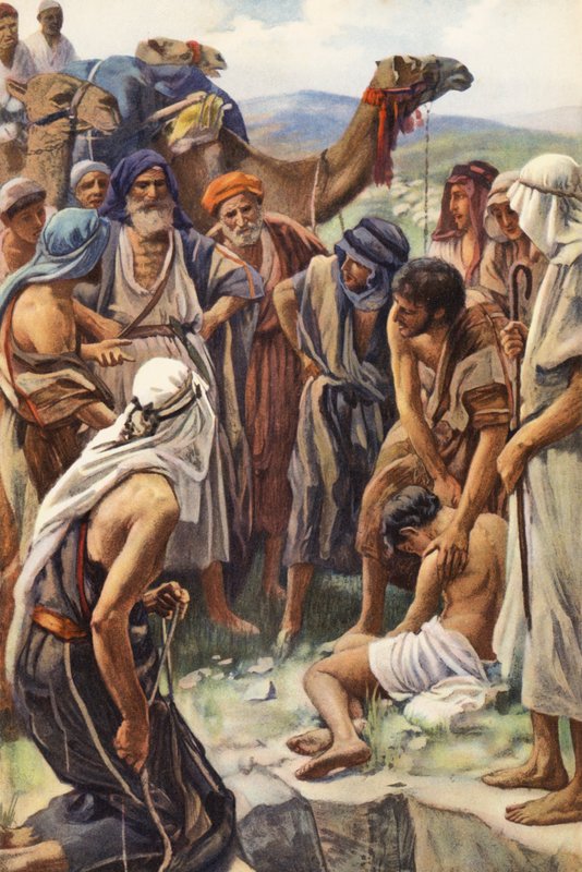 La vendita di Giuseppe da Harold Copping