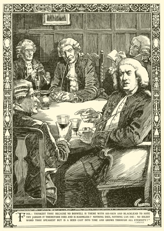 Dr Johnson in Conversazione da Harold Edward Hughes Nelson