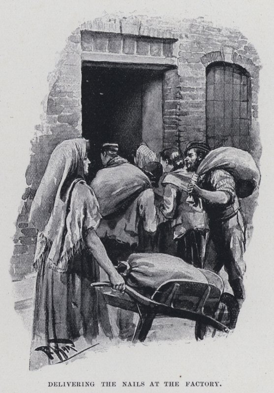 Consegna dei chiodi alla fabbrica da Harold Hume Piffard