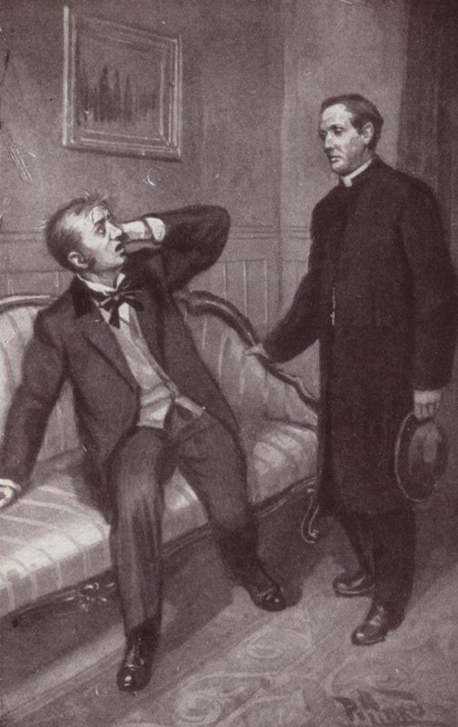 Illustrazione per Il Mistero di Edwin Drood di Charles Dickens da Harold Hume Piffard
