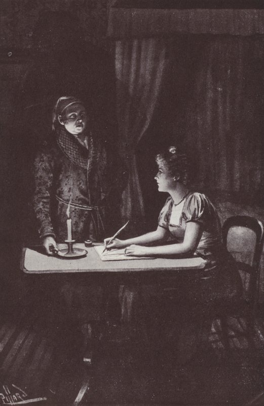 Illustrazione per La fiera della vanità di William Makepeace Thackeray (litografia) da Harold Hume Piffard