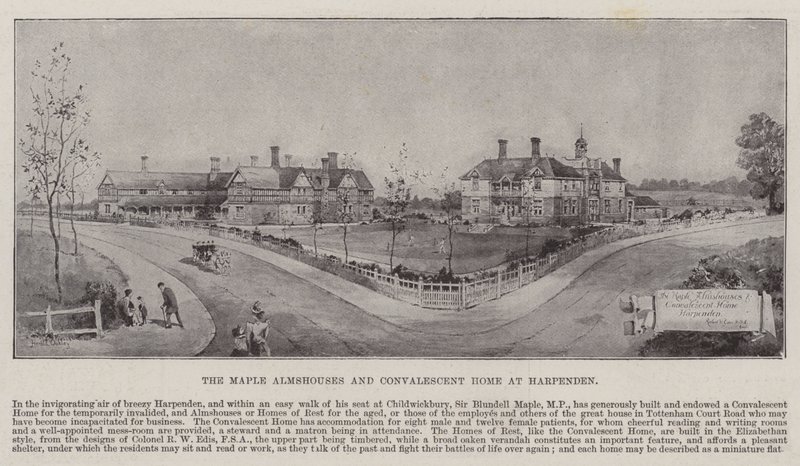 Le Case di Riposo Maple e la Casa di Convalescenza a Harpenden da Harold Oakley