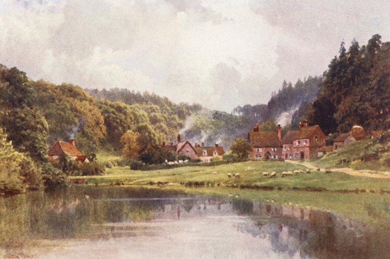 Friday Street, sulla strada per Leith Hill da Harold Sutton Palmer