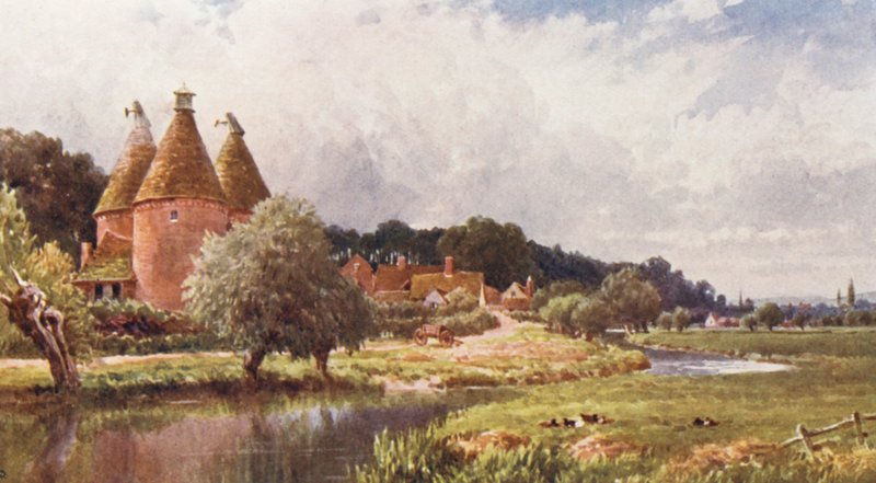 Forno per Luppolo, vicino a Farnham da Harold Sutton Palmer