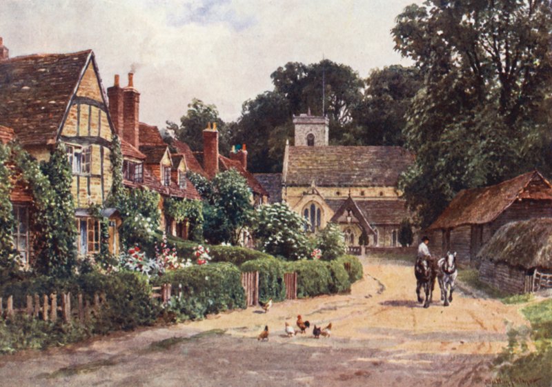 Il villaggio di Betchworth, vicino a Dorking da Harold Sutton Palmer