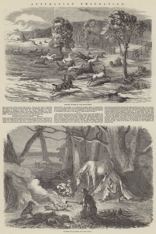 Emigrazione australiana da Harrison William Weir