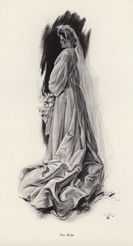 Ritratto di una sposa da Harrison Fisher