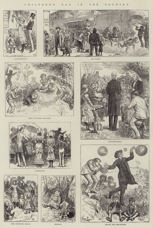 Giornata dei bambini in campagna da Harry Furniss