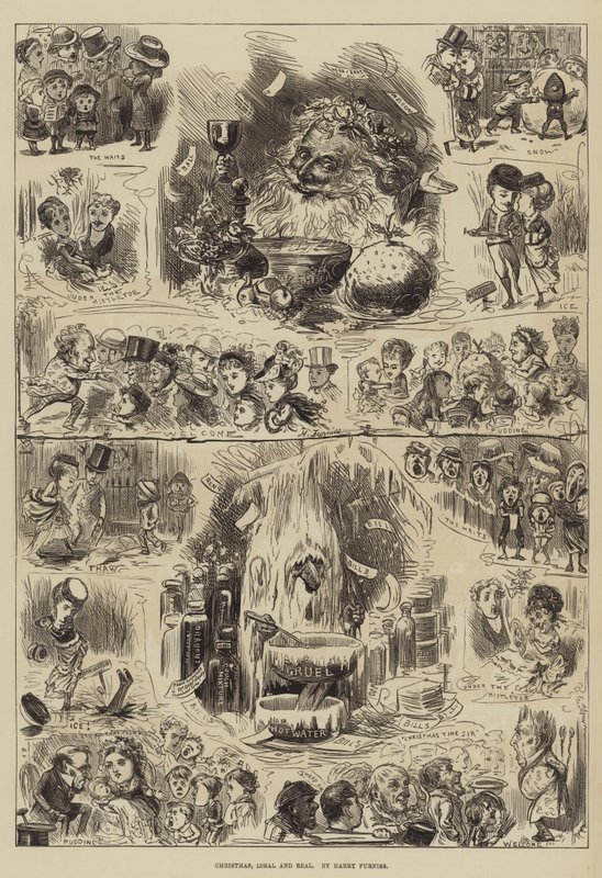 Natale, ideale e reale da Harry Furniss