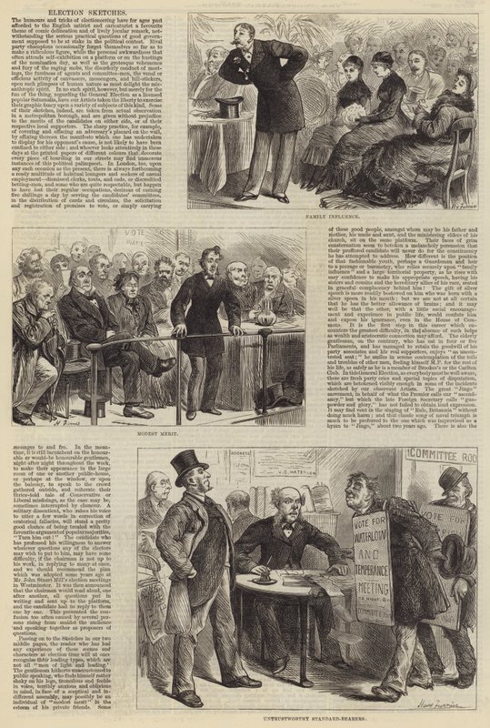 Schizzi elettorali da Harry Furniss