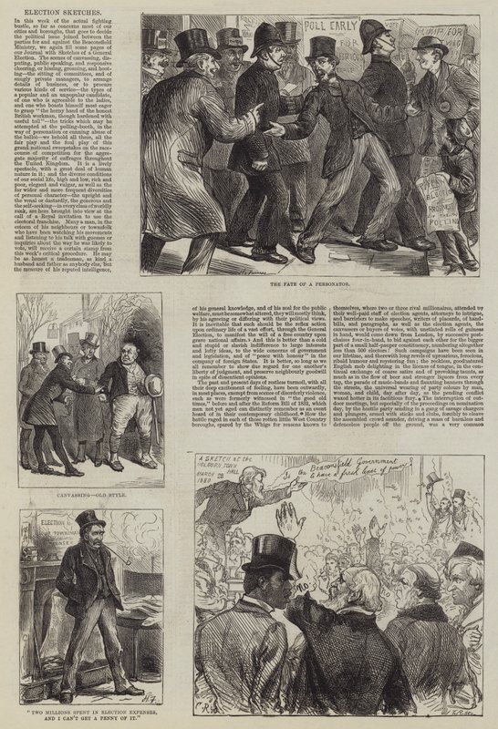 Schizzi elettorali da Harry Furniss