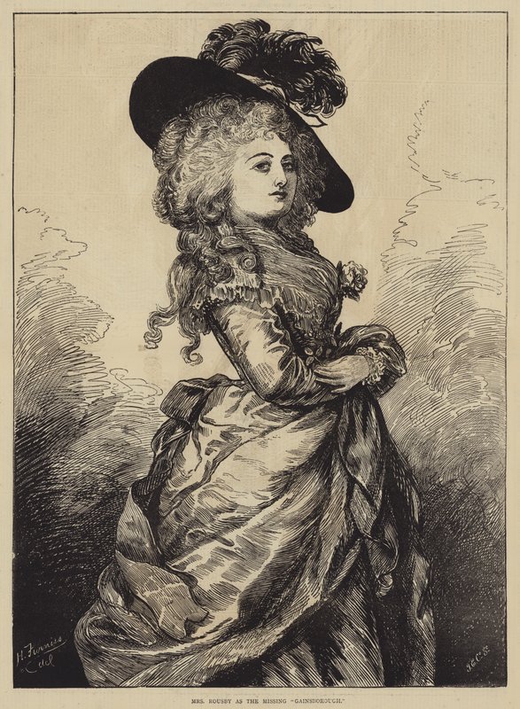 La signora Rousby come il Gainsborough scomparso da Harry Furniss