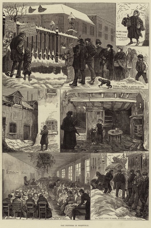 La crisi a Sheffield da Harry Furniss