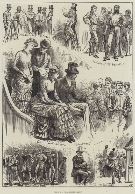 La fine della stagione del cricket da Harry Furniss