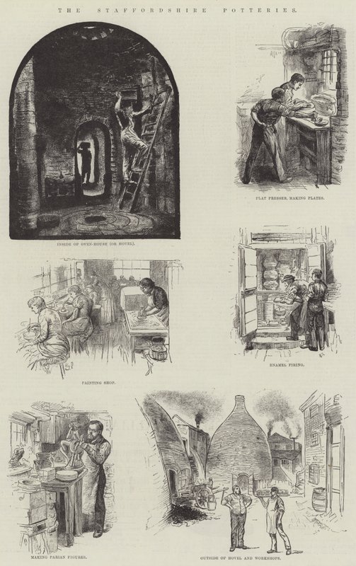 Le ceramiche dello Staffordshire da Harry Furniss