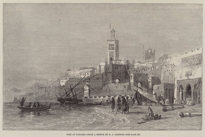 Porto di Tangeri da Harry John Johnson