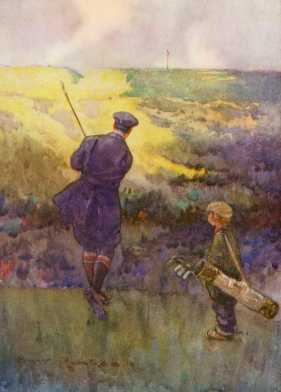 Campi da golf: Deal, giocando il "Sandy Parlour" da Harry (1878 1950) Rountree