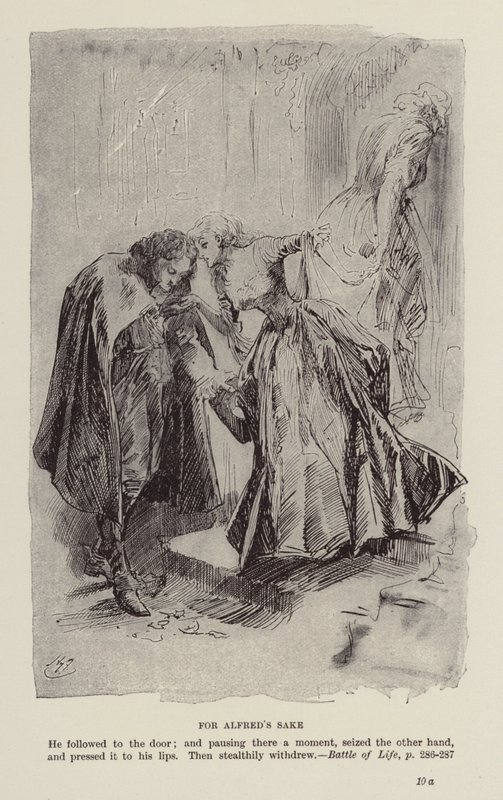 Libri di Natale di Charles Dickens: La battaglia della vita da Harry (after) Furniss
