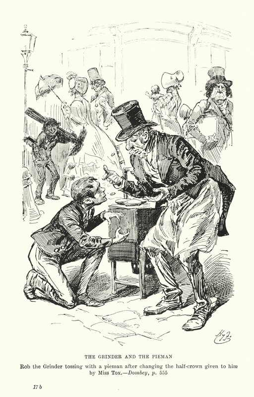 Illustrazione per Dombey e Figlio di Charles Dickens da Harry (after) Furniss