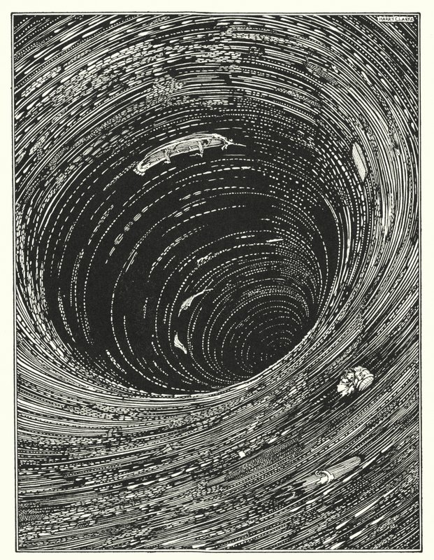 Edgar Allan Poe: Discesa nel Maelstrom da Harry Clarke