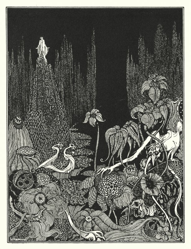 Edgar Allan Poe: Silenzio da Harry Clarke