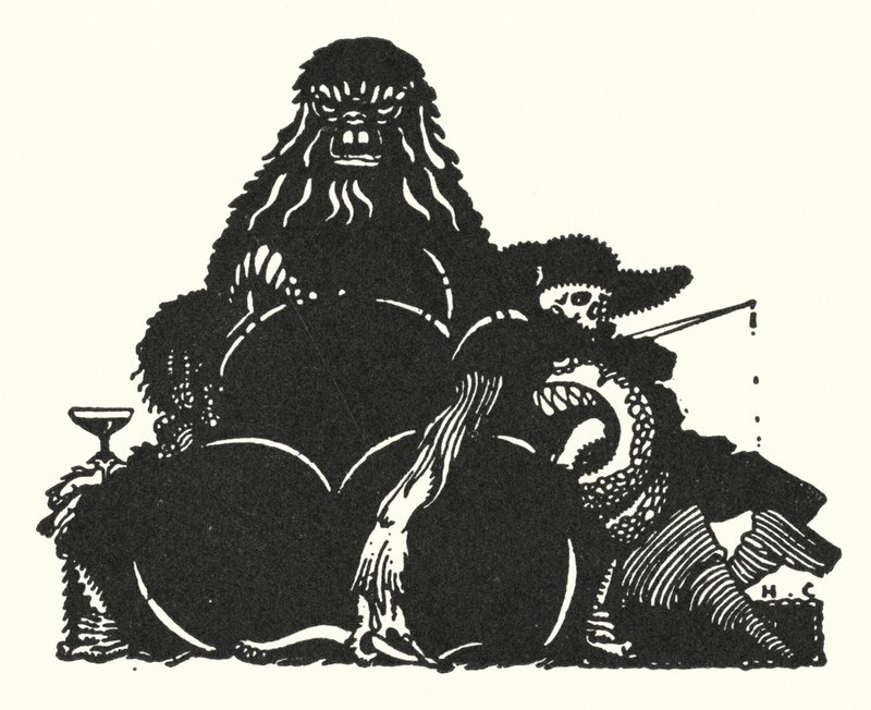 Edgar Allan Poe: Il gatto nero da Harry Clarke