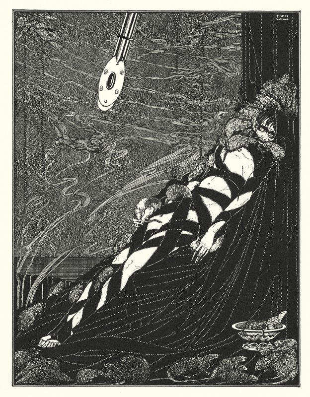 Edgar Allan Poe: Il pozzo e il pendolo da Harry Clarke