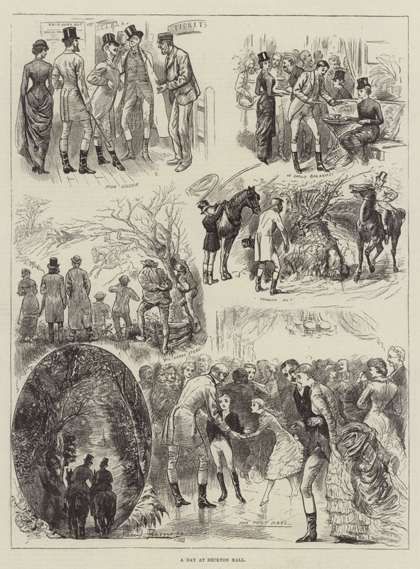 Una giornata a Beckton Hall da Harry Furniss