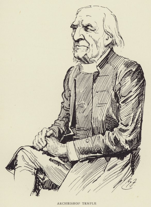 Arcivescovo Temple da Harry Furniss
