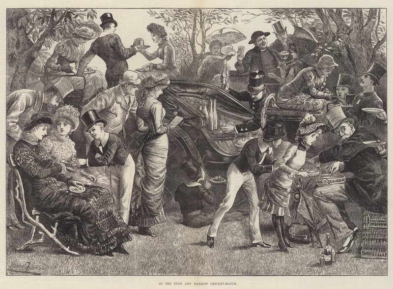 Alla partita di cricket Eton e Harrow da Harry Furniss
