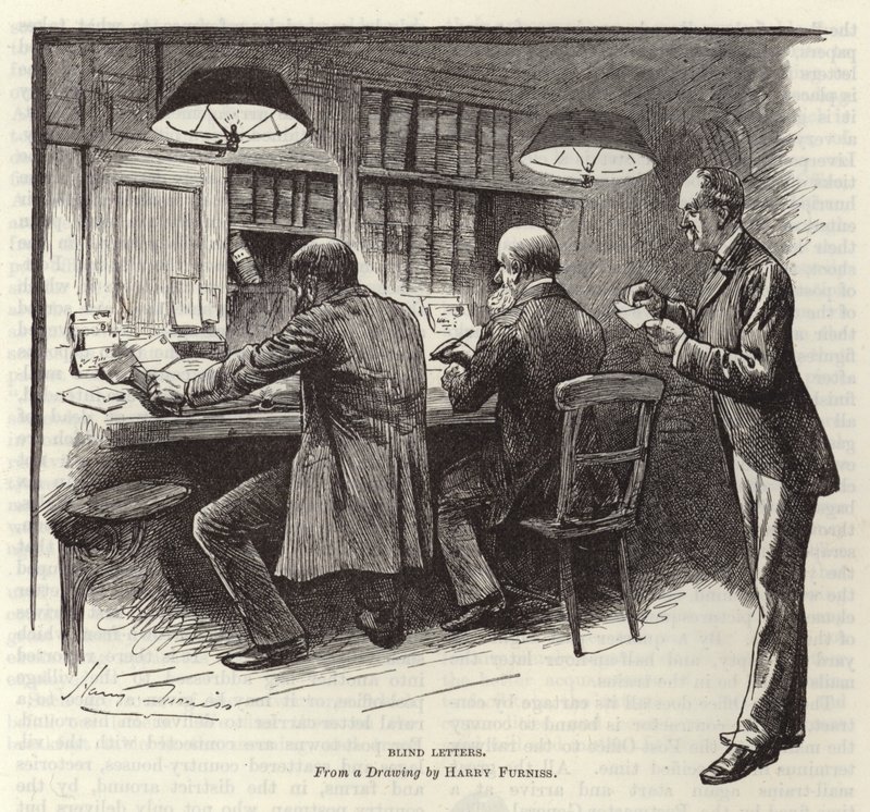 Lettere cieche da Harry Furniss
