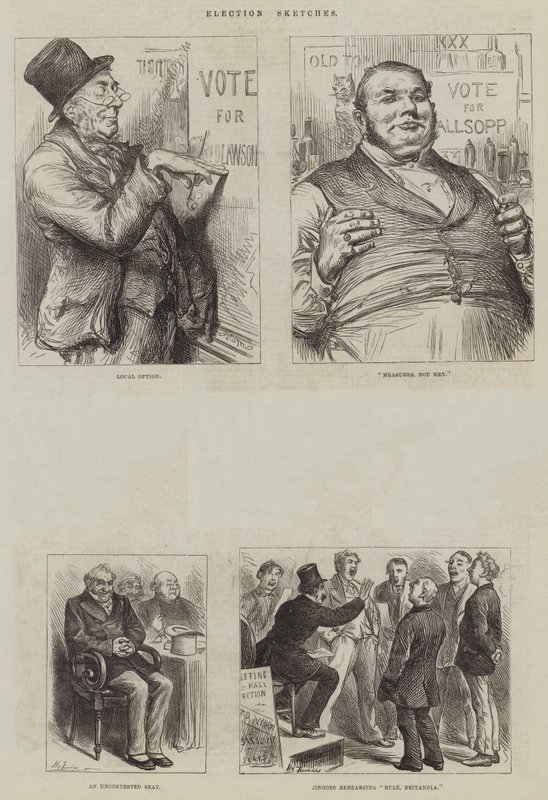 Schizzi elettorali da Harry Furniss