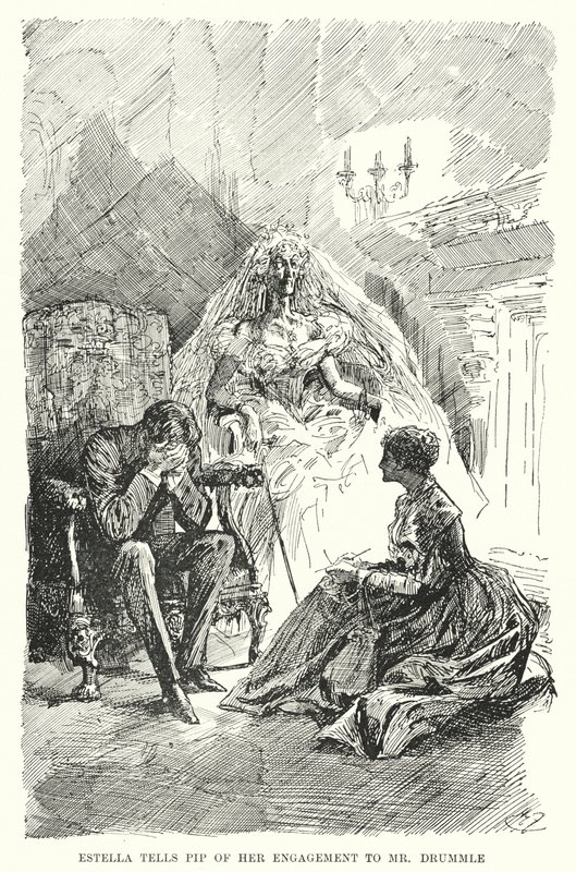 Illustrazione per Grandi Speranze di Charles Dickens da Harry Furniss
