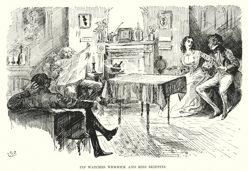 Illustrazione per Grandi Speranze di Charles Dickens da Harry Furniss