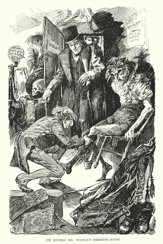 Illustrazione per Grandi Speranze di Charles Dickens da Harry Furniss