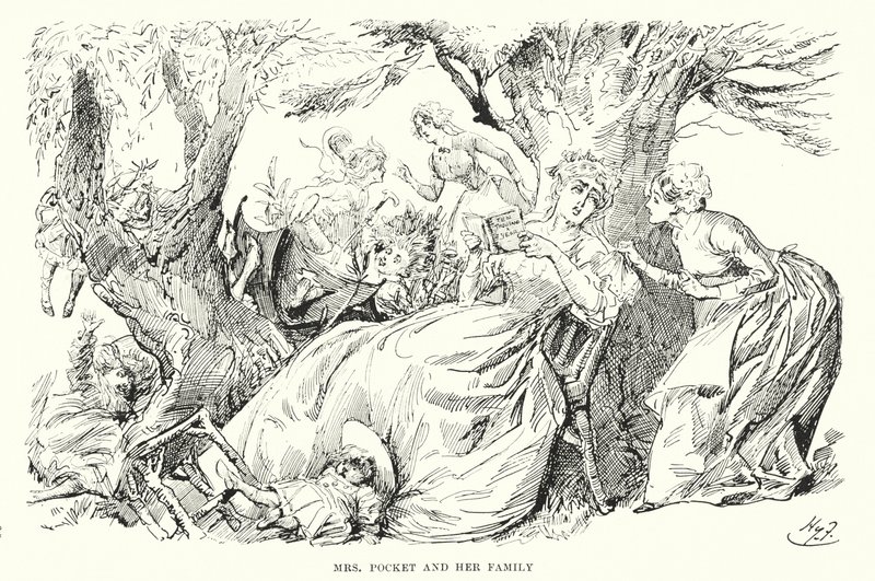 Illustrazione per Grandi Speranze di Charles Dickens da Harry Furniss