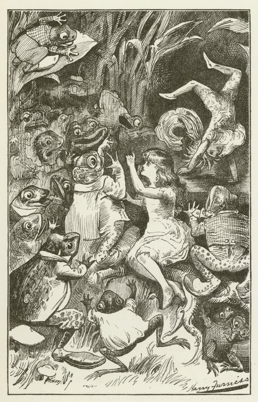 Illustrazione per Sylvie e Bruno di Lewis Carroll da Harry Furniss