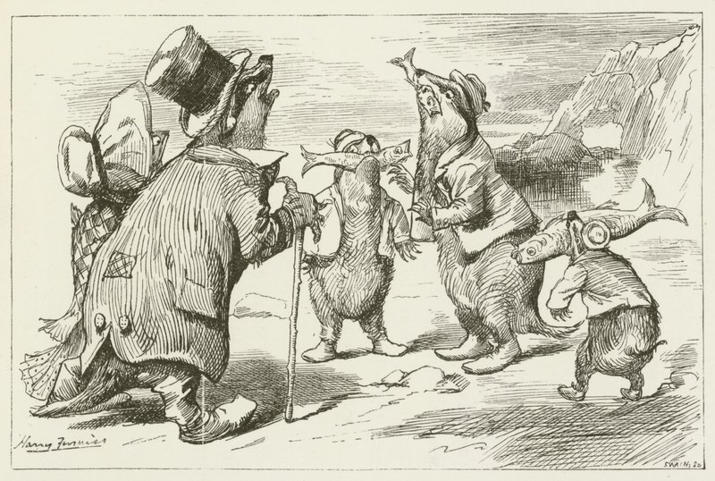 Illustrazione per Sylvie e Bruno di Lewis Carroll da Harry Furniss