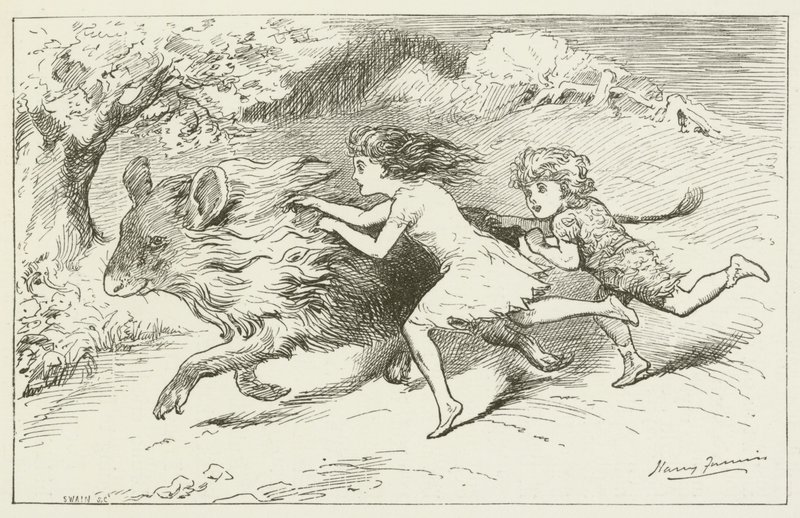 Illustrazione per Sylvie e Bruno di Lewis Carroll da Harry Furniss