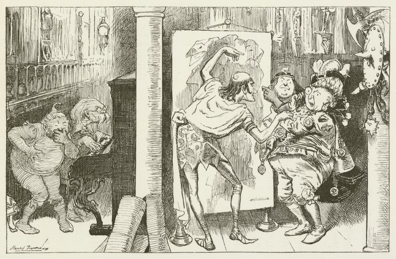 Illustrazione per Sylvie e Bruno di Lewis Carroll da Harry Furniss