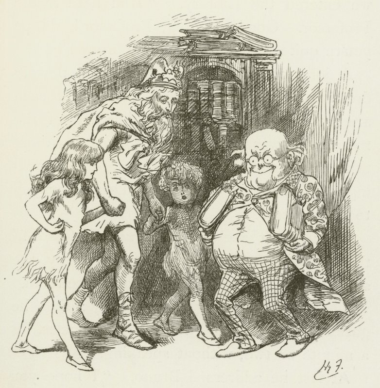 Illustrazione per Sylvie e Bruno di Lewis Carroll da Harry Furniss