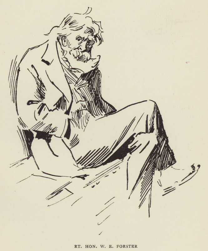 Onorevole W E Forster da Harry Furniss