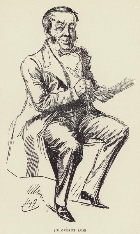 Sir George Rose da Harry Furniss