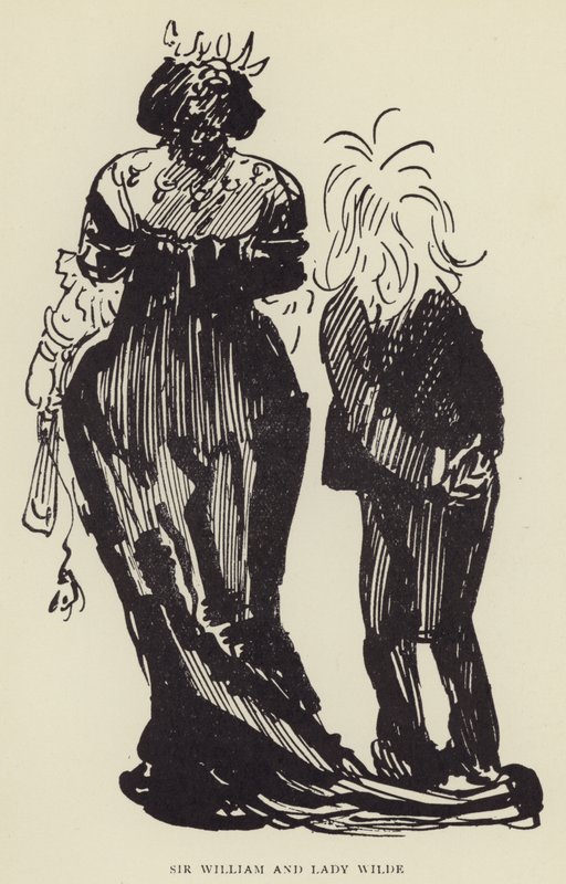 Sir William e Lady Wilde da Harry Furniss