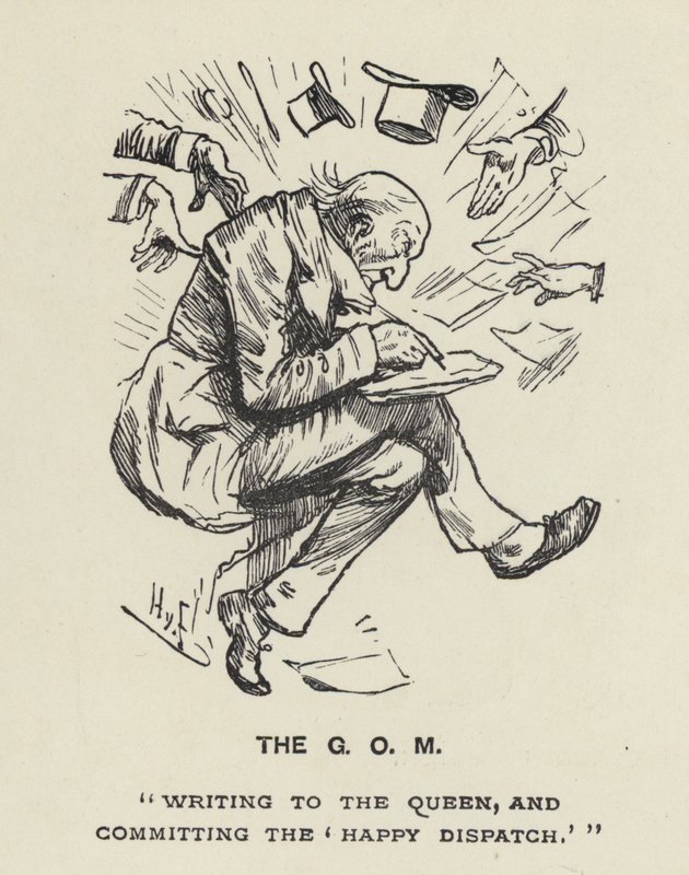 Il grande vecchio - GOM - W E Gladstone da Harry Furniss