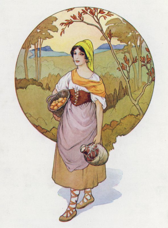 Illustrazione per Don Chisciotte (litografia a colori) da Harry George Theaker