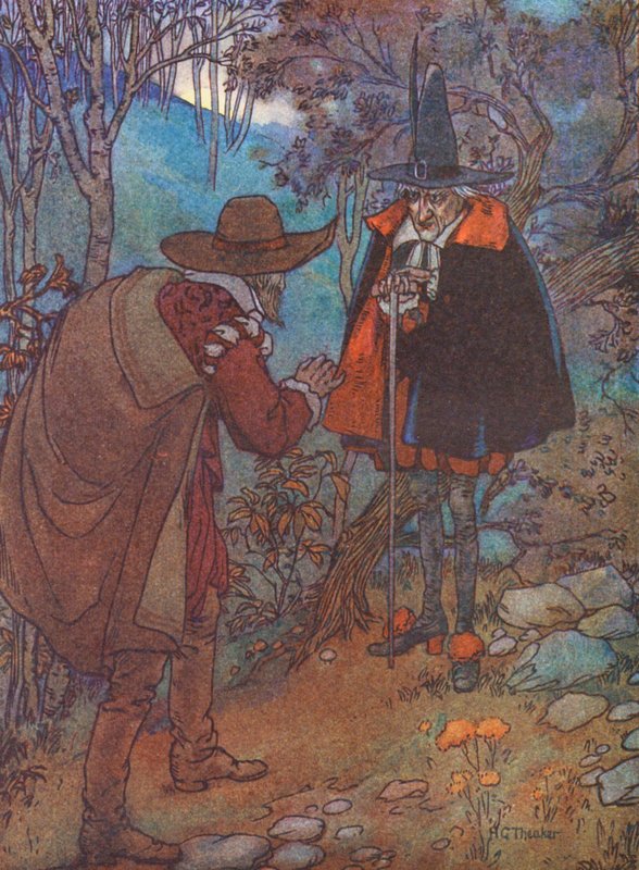 La storia della signora Botherby, La sanguisuga di Folkestone (litografia a colori) da Harry George Theaker