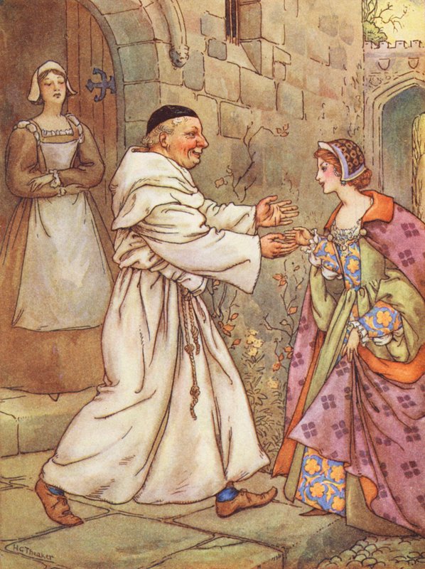Nell Cook, Una leggenda del buio (litografia a colori) da Harry George Theaker