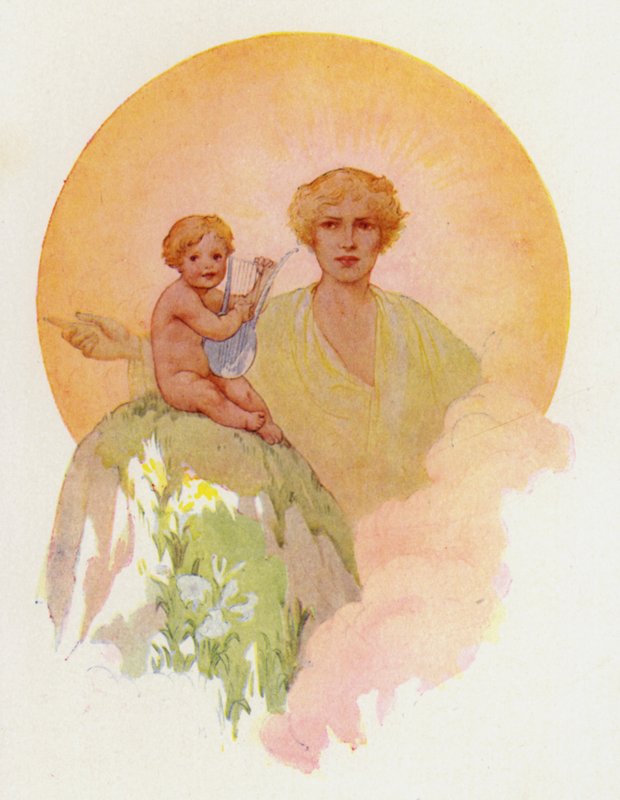 Il bambino meraviglioso colpì le corde d